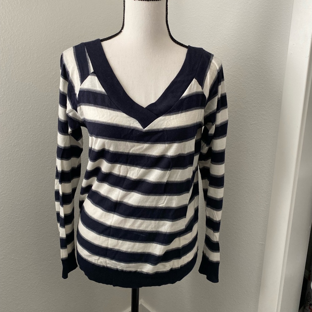 Massimo Dutti striped longsleeve v neck